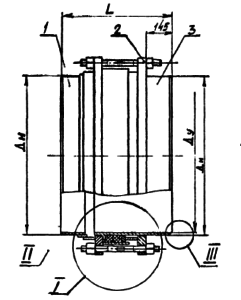 Компенсатор сальниковый СК - чертеж