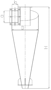 Чертеж циклон ОТИ