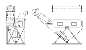 Пылеуловитель ПВМКМА - чертеж общего вида