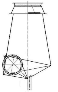Чертеж пылеуловитель СИОТ сер.ОВ-02-99 тип.3