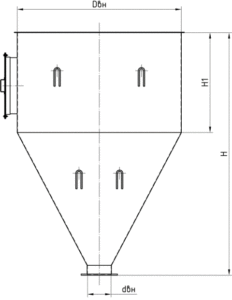 Цилиндрический бункер