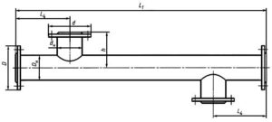Типовое исполнение подогревателя ПВ1 Подогреватель ПВ1 - исполнение 1